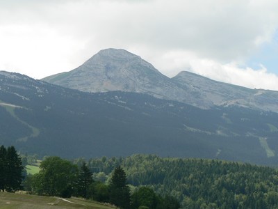 La grande Moucherolle vu de Villard de Lans, Vercors , Isre, France