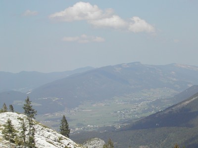 Vu depuis les pistes de ski de piste de Villard de Lans, Vercors, Isre, france