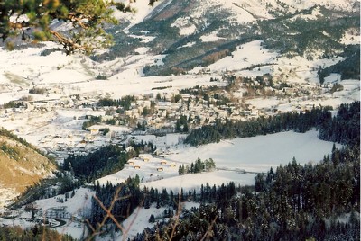 Villard de Lans vu de Bois Barbu, Vercors, Isre, France