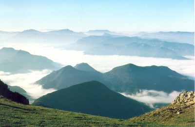 Vu du plateau de Beure, Vercors, France